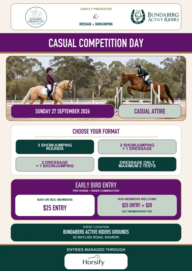 Event flyer for BDC & BAR Joint Competition Day
