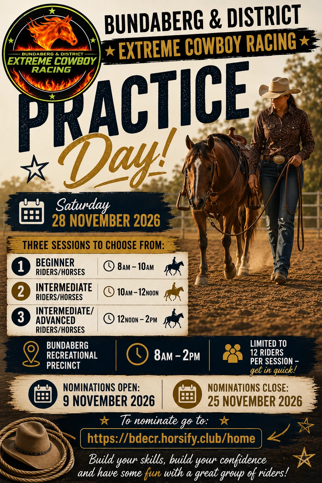 Obstacle Practice Day - 28 November 2026