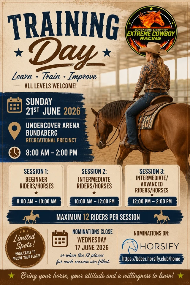 Event flyer for Training Day 21 June 2026