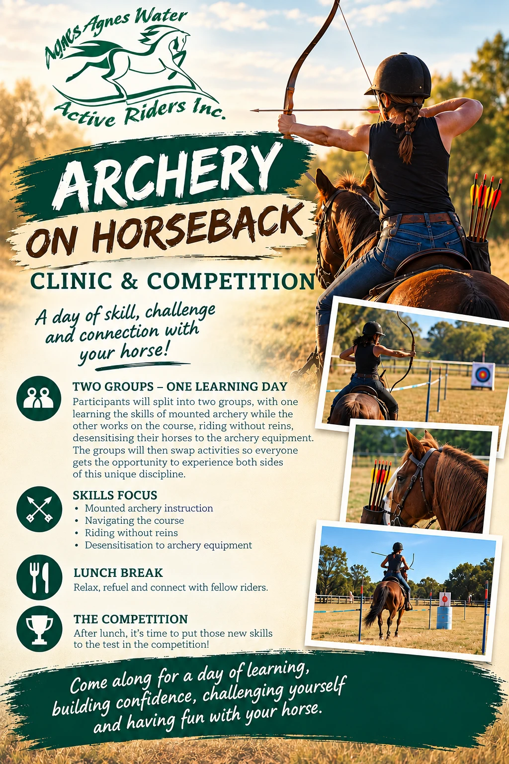 Archery on Horseback clinic