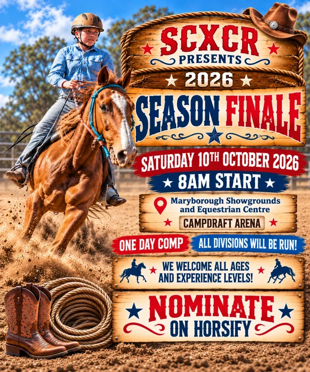 Event flyer for 2026 Season Finale