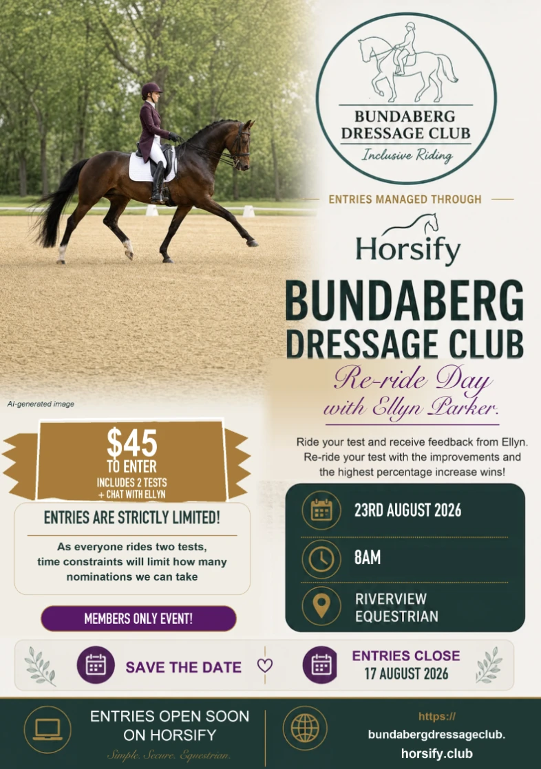BDC ReRide Dressage Competition