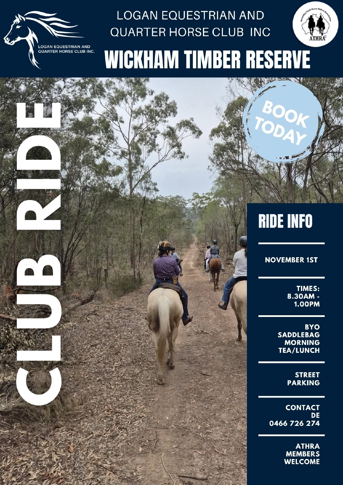 Trail Ride - Wickham Timber Reserve
