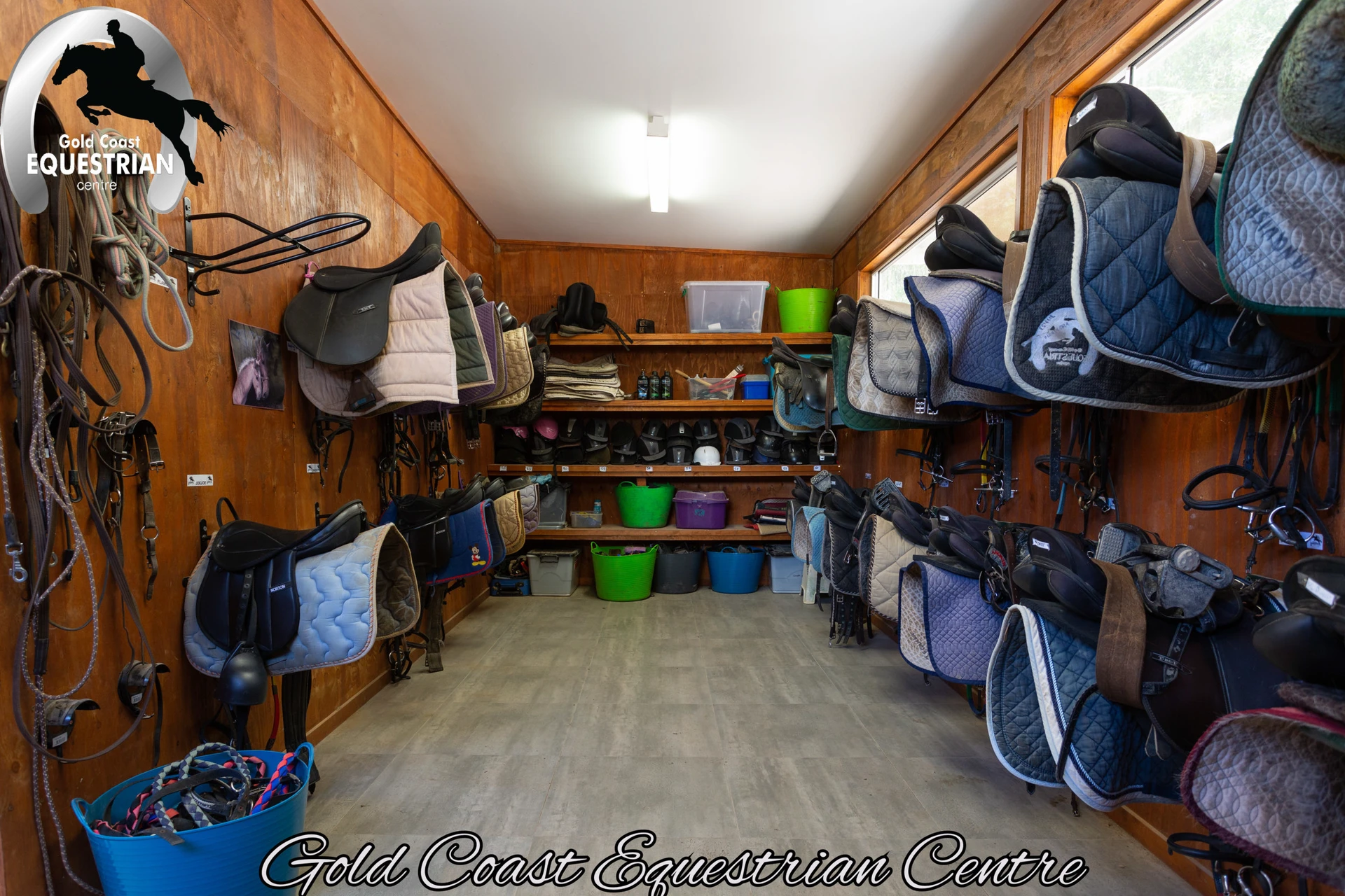One of the tack rooms