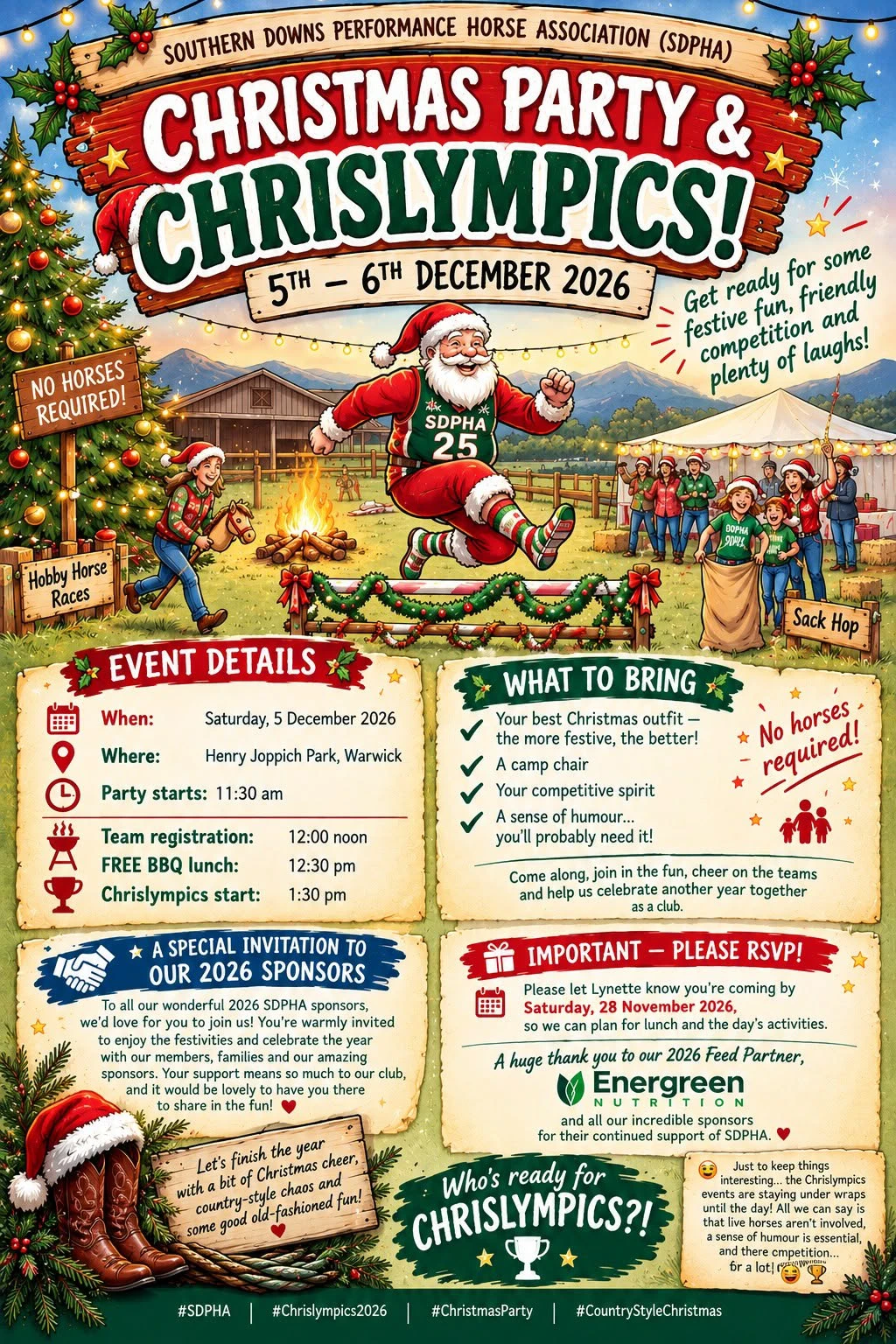 Christmas Party and the first Chris-lympics