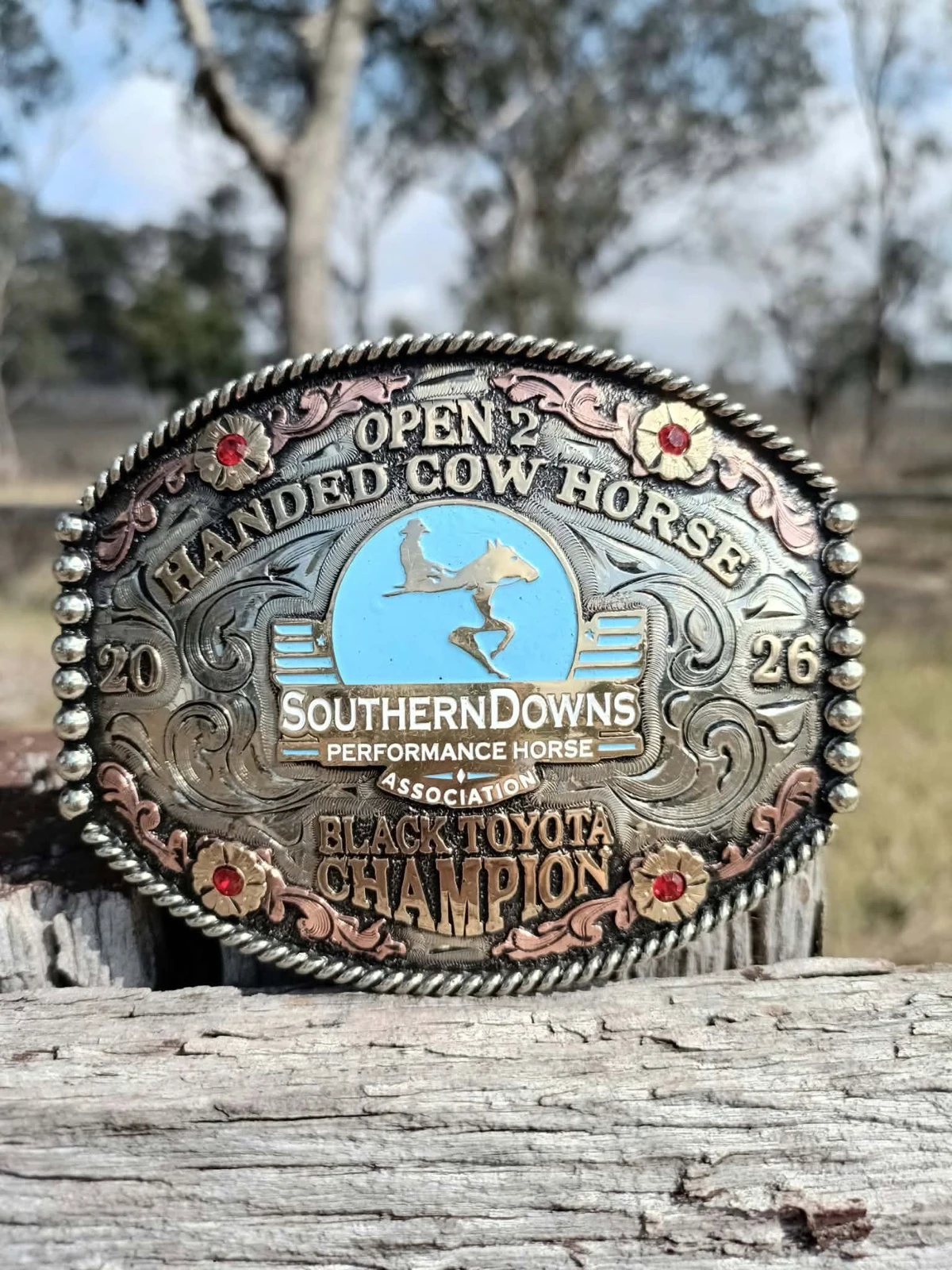 The Black Toyota buckle goes to Donnie McLaughlin