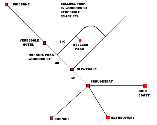 Map of Bellara Park
