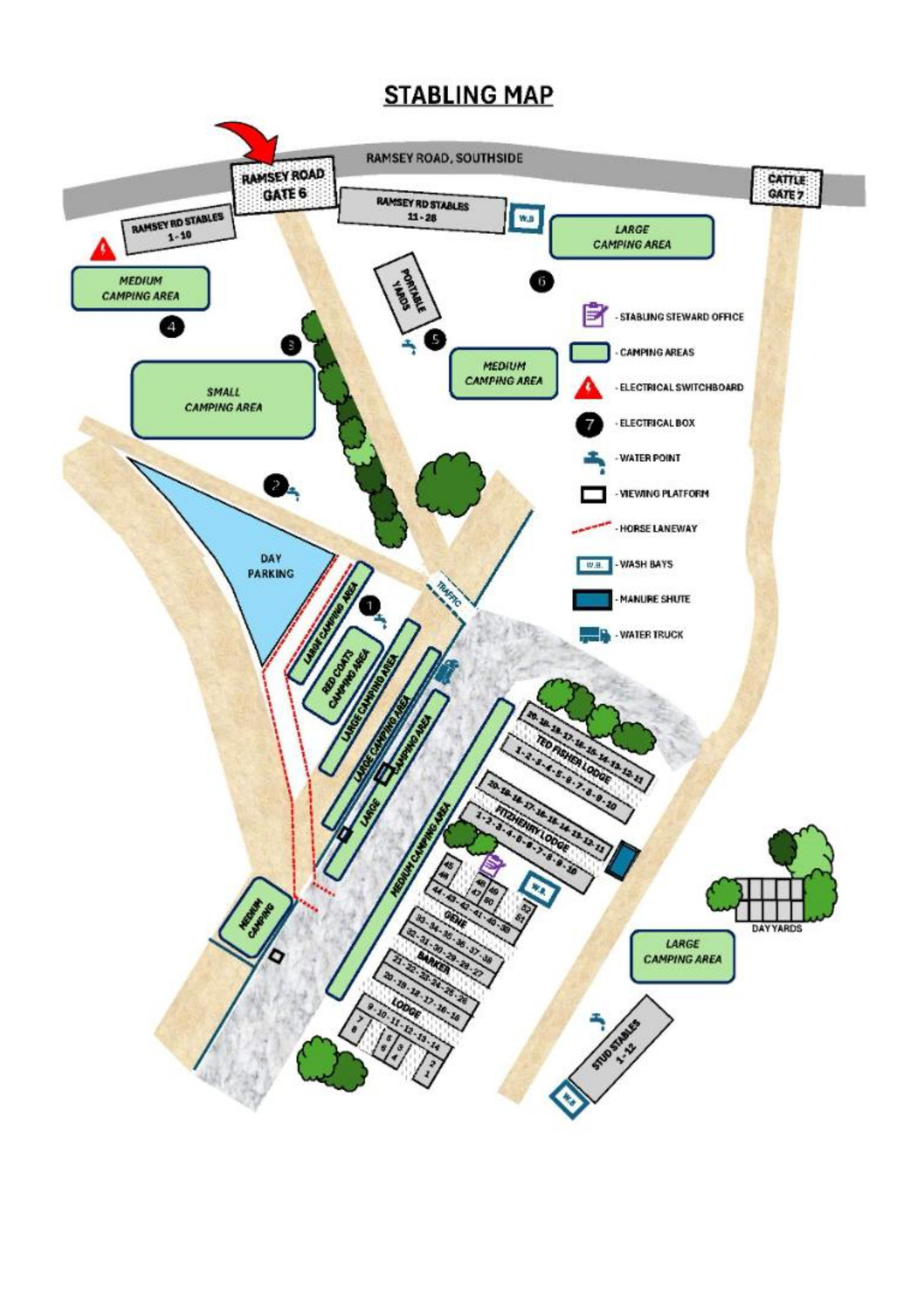 Gympie Showgrounds venue map