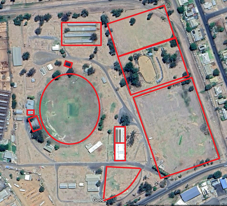 Emerald Showgrounds venue map