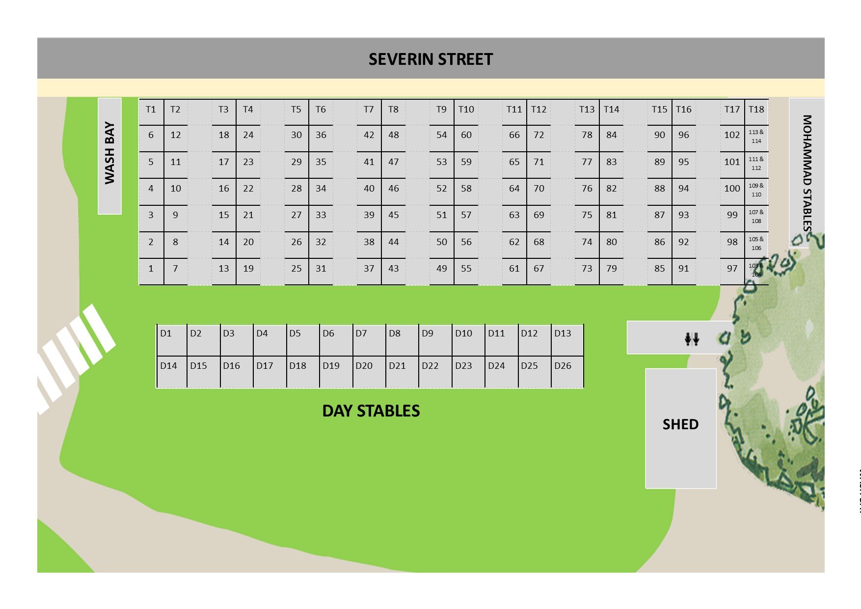 Cairns Showgrounds venue map