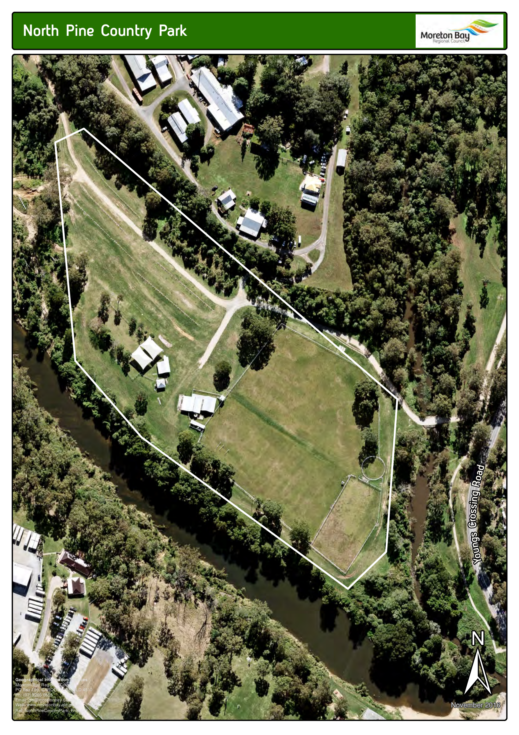 North Pine Country Park venue map