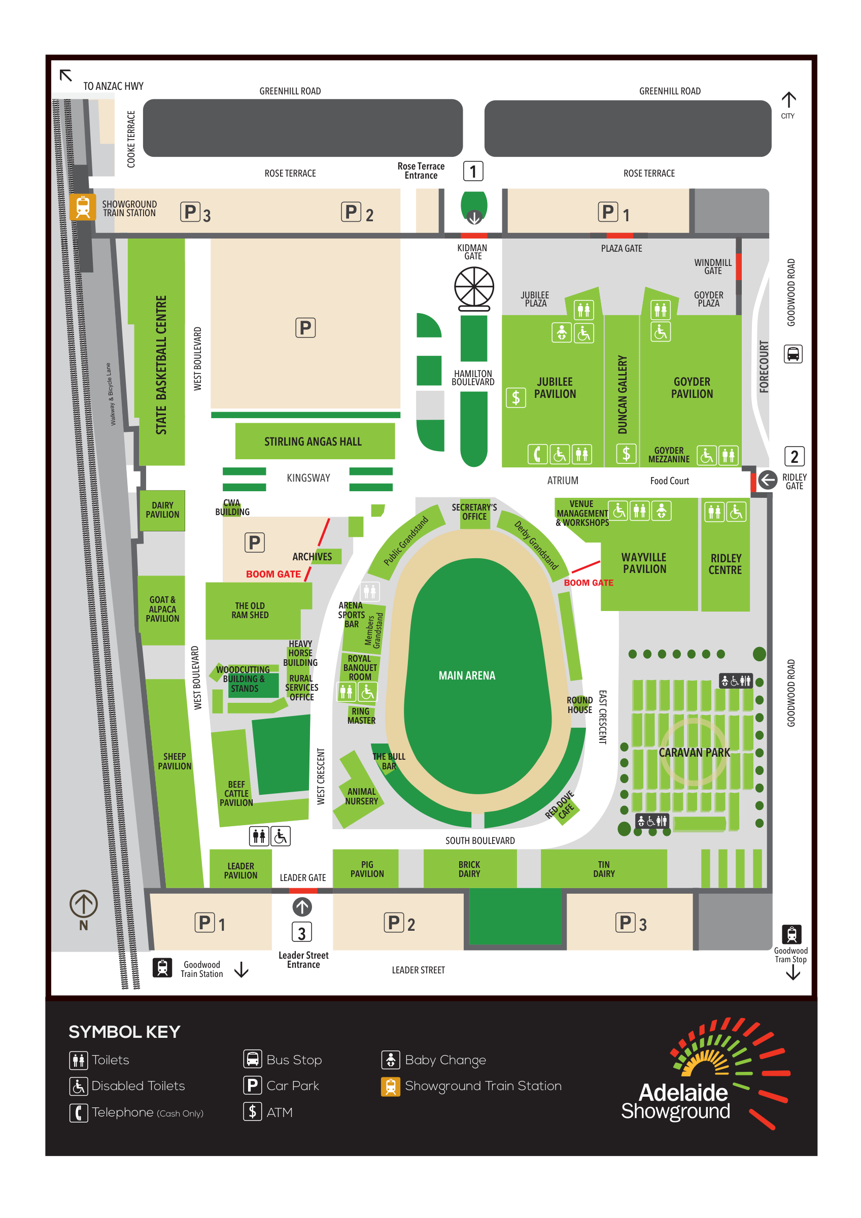 Adelaide Showground Wayville venue map