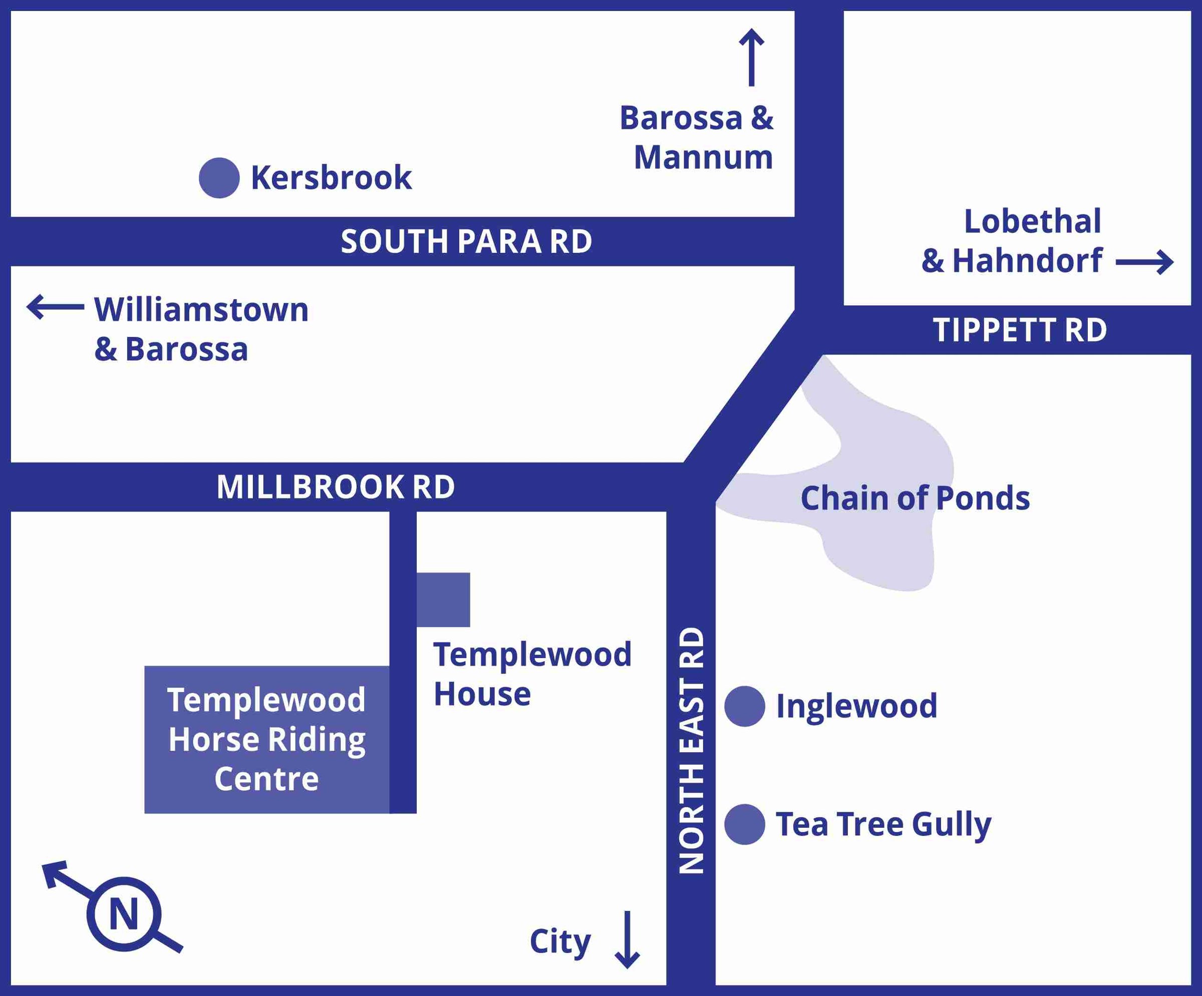 Templewood Horse Riding Centre venue map